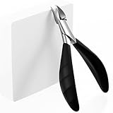 4mm Jaw Cuticle Clipper Professional Stainless Steel Nail Cuticle Trimmer Nippers, Durable Washable Sharp Dead Skin Cutter Nipper Cuticula Remover Pedicure Manicure Tools for Fingernails and Toenails