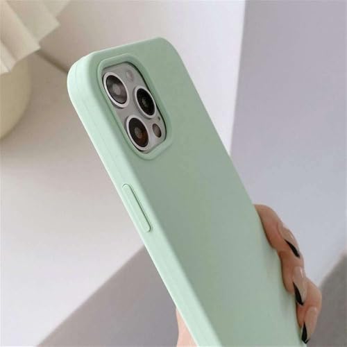 Coque en silicone liquide pour iPhone 14 Pro Max violette intégrale - 7