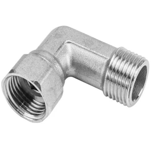 Conector en T 3/4 BSPT de tres vías y codo de 90 grados para tuberías de agua y gas