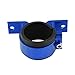 Keenso Aluminum Alloy 50MM CAR Fuel Pump MOUNTING Bracket Single Filter CLAMP Cradle for Universal Fitment (Blue)