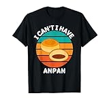 Vintage No puedo tener Anpan Lover Retro Anpan Camiseta
