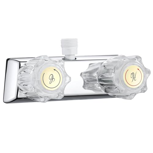 OasisFlow RV Shower Faucet, Camper Shower Faucet, RV Shower Replacement Valve Diverter, Bathroom Shower Mixing Valve Control for RV, Camper Van, Travel Trailer, Motorhome