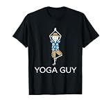 Yoga Guy Funny Mens Yoga Boy Yoga Meditation T-Shirt