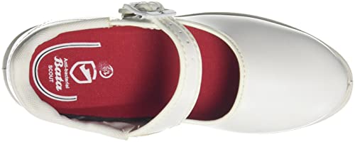 Image of Bata Girl's Slip-On School Shoes - White (1Kids UK)