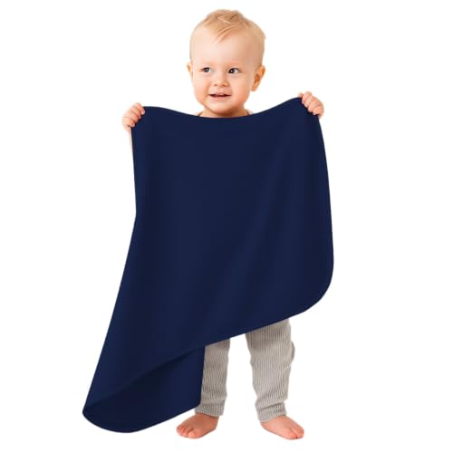 Image of College Baby Infant Striped /Solid Blanket, Unisex, One Size 37.5 X 33.5