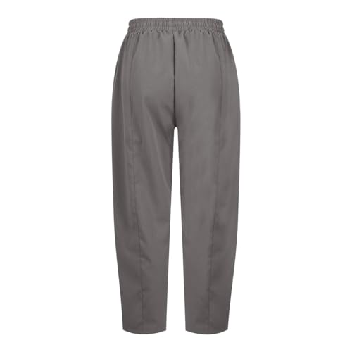 Wide Leg Pants Woman Loose Fit Casual Drawstring Elastic Waisted Sweatpants Harem Trousers with Pockets Baggy Slacks4