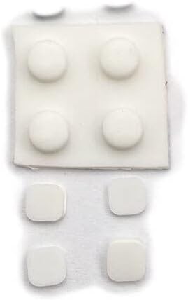 for LCD Screws Hole Soft Cover for Nintendo New 3DS XL LL Console Front Back Screw Rubber Feet Cover (White OEM)