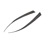 Condición: 100% Nuevo XGFCNB Apto para Honda Civic 10th Gen 2016 2017 2018 2019 Faro Delantero de Fibra de Carbono para Coche Faros Delanteros Cejas párpados Parachoques Cubierta embellecedora