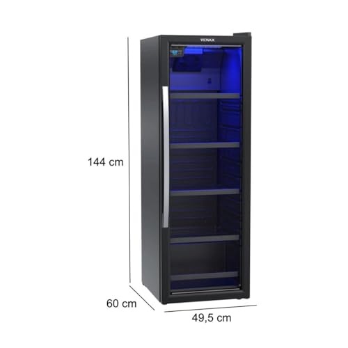 Cervejeira Venax Blue Light 209 Litros Preto Fosco Expvqbl209pf220-220V