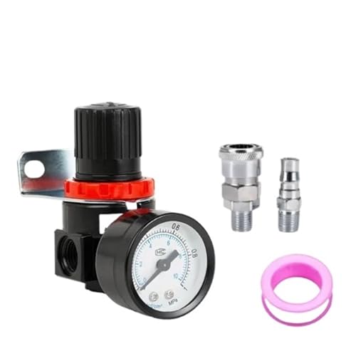 Régulateur de pression d'air AR2000 avec manomètre réglable haute précision type C 1/4''