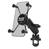 RAM MOUNTS ラムマウント マウントセット Xグリップ&U字ハンドルバークランプ ファブレット用 テザー付き ブラック RAM-B-149Z-UN10U