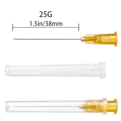 Image of 100 PCS 25g 1.5 inch Scientific Accessories, Individually Packaged | Luer Lock Dispensing Liquids