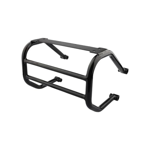 Porte-bagages Hunter Cub CT125 avec grille de protection des phares et cadre de transport