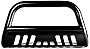 Black Bull Bar Brush Push Front Bumper Grill Grille Guard With Skid Plate For 07-18 Chevy Silverado Tahoe Suburban Avalanche/GMC Sierra Yukon XL 1500/07-14 Cadillac Escalade