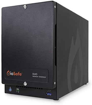 ioSafe Duo RAID 1 USB 3.2 Fireproof/Waterproof Desktop Hard Drive (16TB (2x8TB))