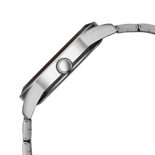 Image of Fastrack Stunners XI with Quartz Analog Dark Purple Dial Silver Stainless Steel Strap Watch for Men - 38215KM02