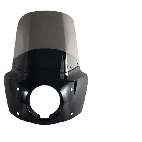Aileron avant carénage de moto noir pour Dyna Street Bob FXBB Softail