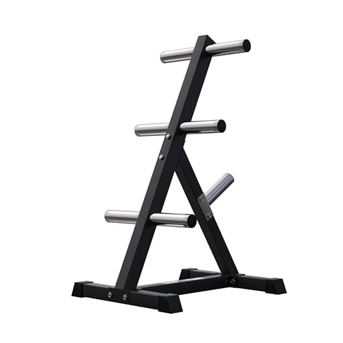 GORILLA SPORTS® Hantelscheibenständer mit 7 Scheibenaufnahmen 50/51 mm Schwarz - bis 350 kg belastbar GORILLA SPORTS® Hantelscheibenständer mit 7 Scheibenaufnahmen 50/51 mm Schwarz - bis 350 kg belastbar