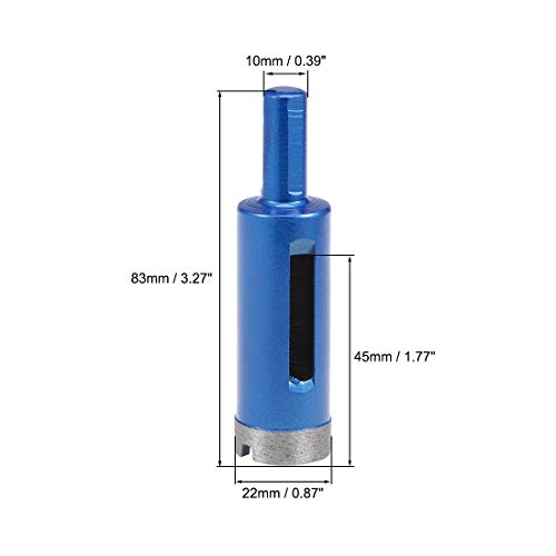 Uxcell 22Mm Diamond Drill Bits Hole Saws Cutter Tool For Stone Concrete #TOP1
