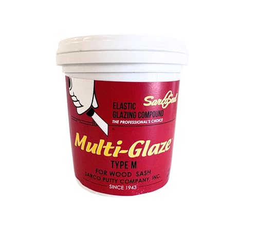 Sarco Type M Glazing Putty - Window Glazing Putty - Window Glazing Compound - (1 Pint)
