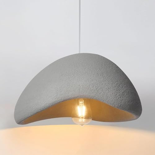 TOKTOP Lustre Luminaire Ciment, Vintage Créativité Décoration Suspension, E27 Gris Plafonnier...