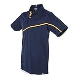 Secado ultra rápido. Polo Hombre Manga Corta, Azul Marino, Dry & Fresh, Tejido Técnico, Transpirable, Bandera de España (XXL)