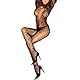 Livia Corsetti ABRA Bodystocking sexy Netz Catsuit Overall langarm offen im Schritt, XL/XXL schwarz