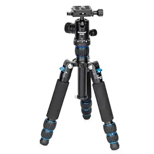 Koolehaoda Travel Portable Mini Tripod Compact Desktop Macro Mini Tripod with Ball Head for DSLR Camera Canon Nikon (H-55+KQ30)