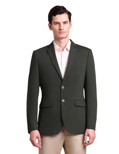 Image of Arrow Knitted Blazer for Men - Slim Fit, Button Closure Casual Blazer for Men
