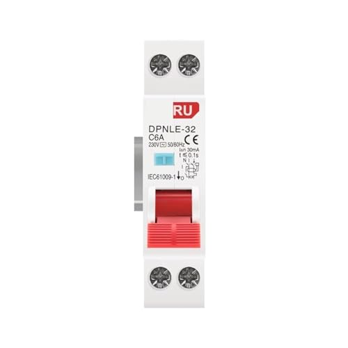 Disjoncteur différentiel 1P+N AC 230V 6A 6kA pour tableau électrique