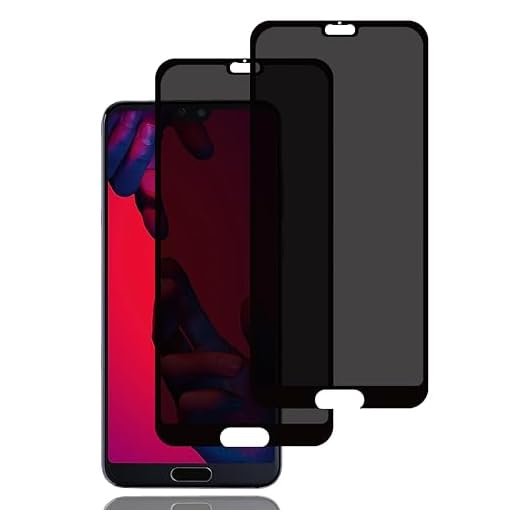BCHKLAI Sichtschutz Schutzfolie für Huawei P20 Pro [2 Stück], Privacy Schutzfolie, Privacy Schutzglas, 9H Härte, Kratzfest, Anti-Fingerprint, Blasenfrei, Anti Spy Displayschutzfoli für Huawei P20 Pro