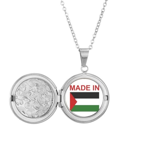 Collier Palestine Country : Médaillon en or pour parfaire votre style chic