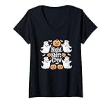 Photo Gallery donna night shift crew infermiera halloween fantasma divertimento maglietta con collo a v Photo Gallery donna night shift crew infermiera halloween fantasma divertimento maglietta con collo a v