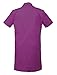 TAILOR'S Personalized Customizable Embroidered Men's Short Sleeves Lab Coat Laboratory Doctor Workwear Eggplant