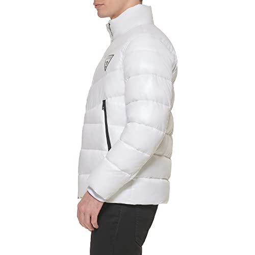 Image of GUESS Men's Midweight Logo Oversized Zip Puffer