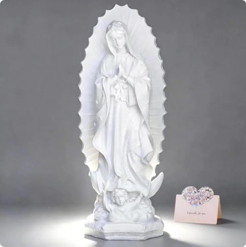 Estatua religiosa Virgen de Guadalupe 30 cm resina miniatura 1
