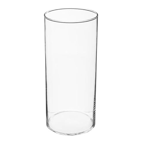 Atmosphera Créateur d'intérieur - Vase Cylindrique en Verre 30cm Transparent