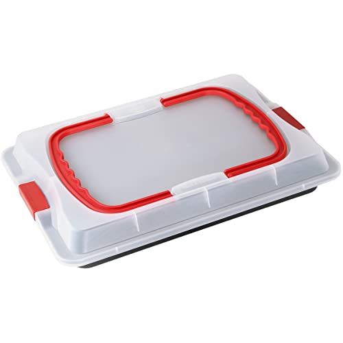 Dr. Oetker 1012 Backblech 3in1 mit Transporthaube, Ofenblech zum Backen, Aufbewahren und Transportieren, als Pizza… - Image 5