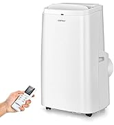 COSTWAY Portable Air Conditioner 9000 BTU (SACC: 6350BTU), 3 in 1 Air Cooler with Fan &amp; Dehumidif...