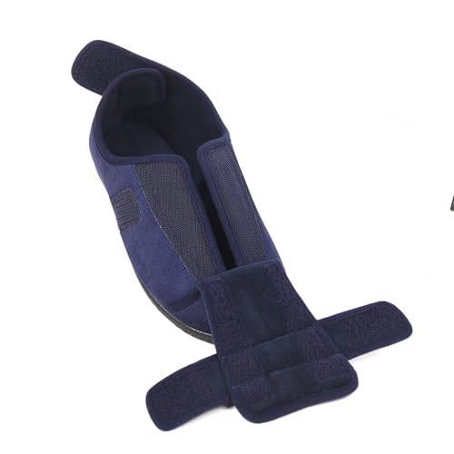 Image of Men's 80-D Memory Foam Adjustable Wide Diabetic Slippers for Swollen Feet, Edema, Arthritis, Elderly Indoor /Outdoor