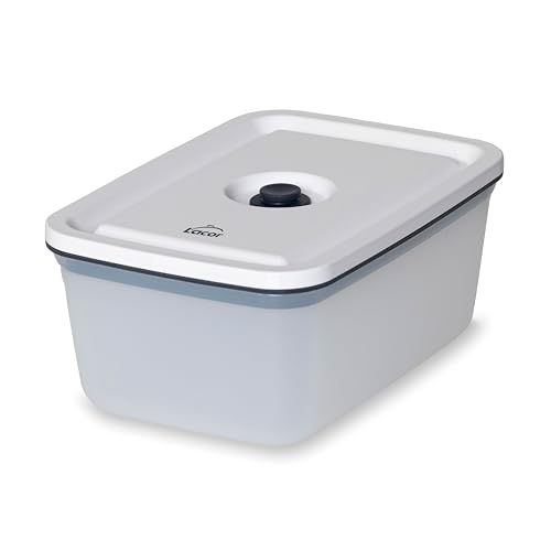 Listado de botes para envasar al vacio mas vendidos 7 Lacor - 69691 - Recipiente para Alimentos Smart, Recipiente Hermético, Con Válvula Especial para Vacío, Apilable, Apto para Lavavajillas,...