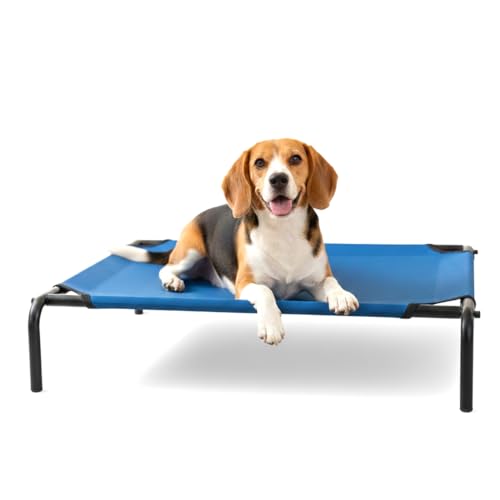 PETS EMPIRE Elevated Cooling Pets Bed for Small Dogs & Cats |Brea...