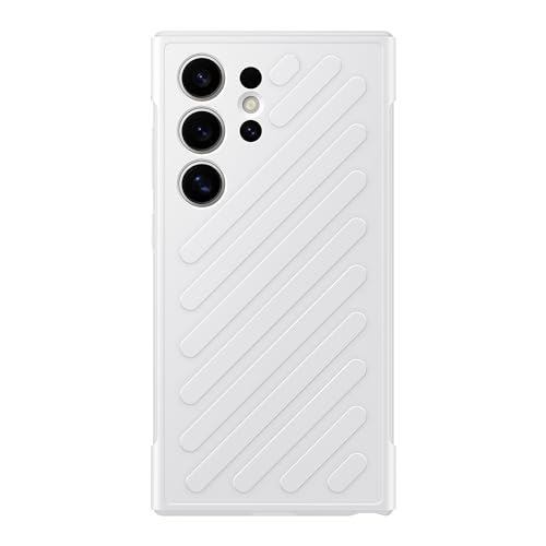 Image of SAMSUNG Galaxy S24 Ultra Shield Phone Case, Protective Cover with Rugged, Durable Design, Bump and Scratch Protection, US Version, GP-FPS928SACJW, Light Gray