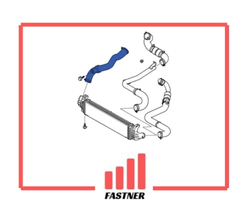 Compatible con Ford Kuga I 2.0 TDCi (2008-2012) Tubo Manguito para Intercooler Aire Turbo 1525264, 8V416K863AB