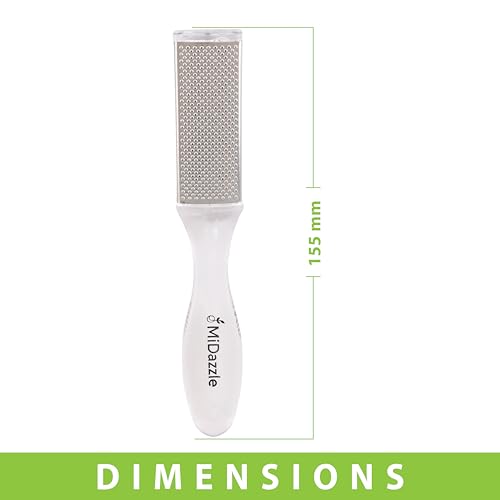 Image of Omidazzle Midazzle 2 in 1 Foot Filer Scrubber, Callus Remover (FF79)- Colors May Vary - (Pack of 2)