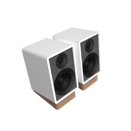 Image of Onkyo Creator Series GX-30ARC Powered Speakers, White - 4 inch woofer, USB /C, line /Phono, Optical Ports and Bluetooth 5.3 Audio connectivity