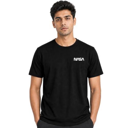 Image of DUDEME - NASA Official Half Sleeve 100% Cotton 180GSM T-Shirt