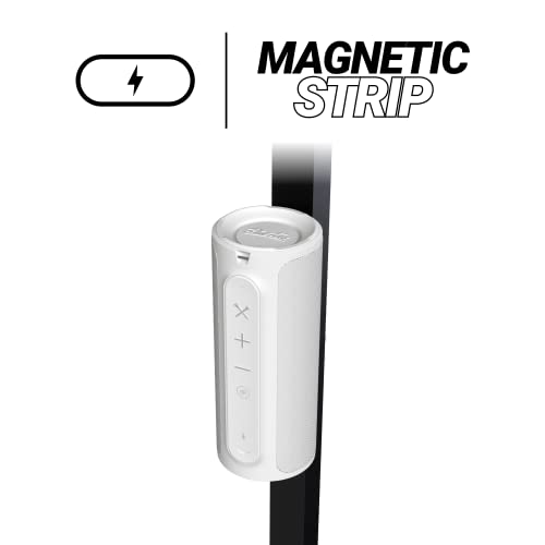 Blue Tees Golf The Player Magnetic Bluetooth Speaker Securely Attaches To Golf Cart - Ipx7 Waterproof - Usb Charge Out - White #TOP3