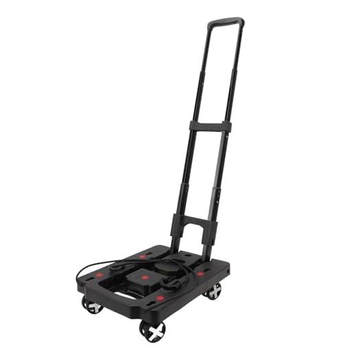 Folding Flat Cart with Wheels for Easy Transport