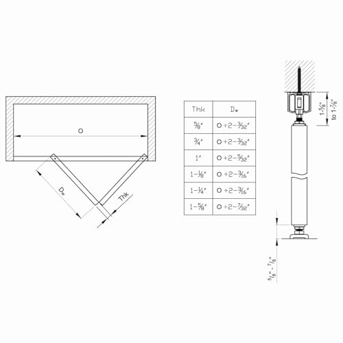 Kit de Ruedas para Puerta Bifold para Slid’up 140 para 2 Puertas Plegables Hasta 55 Lbs Cada una miniatura 3
